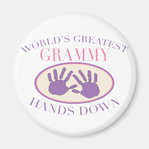 Best Grammy Hands Down T-shirt Magneet