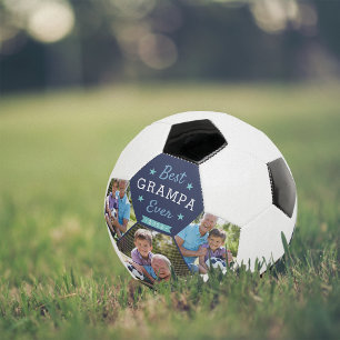 Best Grampa Ever   Aangepaste foto op opa Voetbal