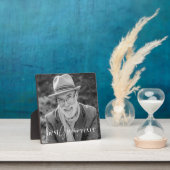 Best Grampa Ever Moderne Simple Elegant Photo Fotoplaat (Insitu)