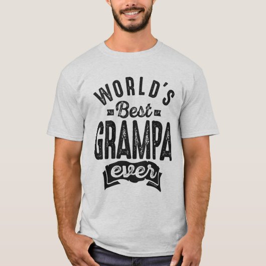 Best Grampa Gifts T-shirt (Voorkant)