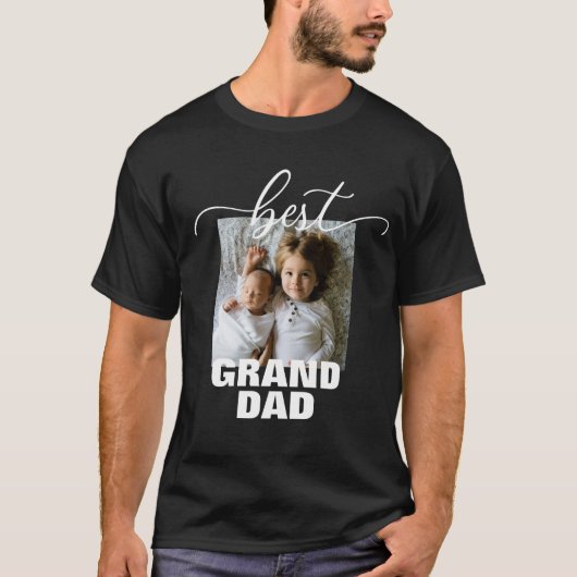 Best GRAND DAD Photo Vaderdag T-Shirt (Voorkant)
