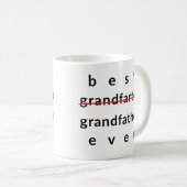 Best Grand-Farter Ever Mug for Grandpa Koffiemok (Voorkant rechts)