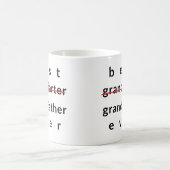 Best Grand-Farter Ever Mug for Grandpa Koffiemok (Center)