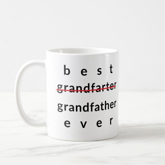 Best Grand-Farter Ever Mug for Grandpa Koffiemok (Links)
