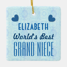 Best GRAND NIECE met Hearts A035a Keramisch Ornament