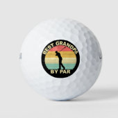 Best Grandad by Par - Golfing Golfballen (Voorkant)