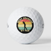 Best Grandad by Par - Golfing Golfballen (Voorkant)