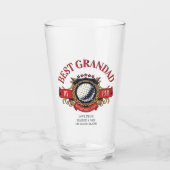 Best Grandad by par Seal Elegant Custom Glas (Voorkant)