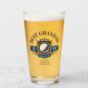 Best Grandad by par Seal Elegant Custom Glas