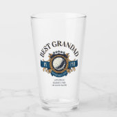 Best Grandad by par Seal Elegant Custom Glas (Voorkant)