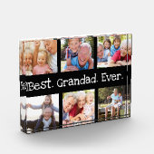 Best Grandad Ever 6 Photo Collage Black White Fotoblokken (Links)