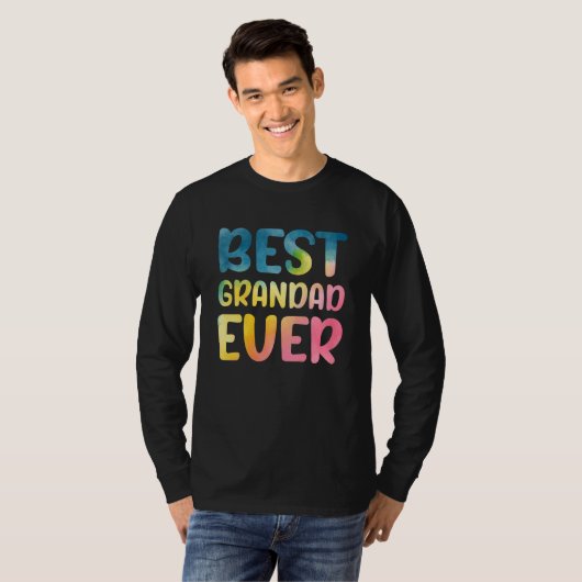Best Grandad Ever Father's Day Grandad T-shirt (Voorkant volledig)