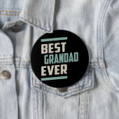 Best Grandad Ever Ronde Button 4,0 Cm (In situ)