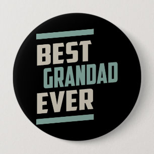 Best Grandad Ever Ronde Button 4,0 Cm