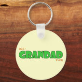 Best Grandad Ever Sleutelhanger (Voorkant)