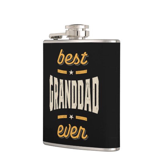 Best Granddad Ever Gift Vaderdag Heupfles (Links)