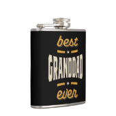 Best Granddad Ever Gift Vaderdag Heupfles (Rechts)