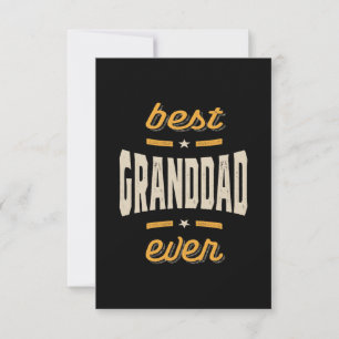 Best Granddad Ever Gift Vaderdag RSVP Kaartje