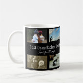 Best Grandfather Ever Photo Collage White Koffiemok (Links)