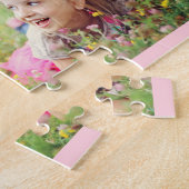 Best Grandma 8 Photo Collage Pink Legpuzzel (Zijkant)