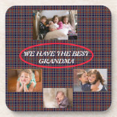 Best Grandma Beverage Coaster Bier Onderzetter (Voorkant)