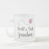 Best Grandma Butterfly Gift ter wereld Matglas Koffiemok (Links)