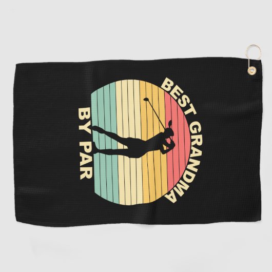 Best Grandma by Par - Golfing Golfhanddoek (Horizontaal)