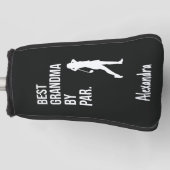 Best Grandma By Par Grandmother Golfer Funny Golfheadcover (Voorkant)