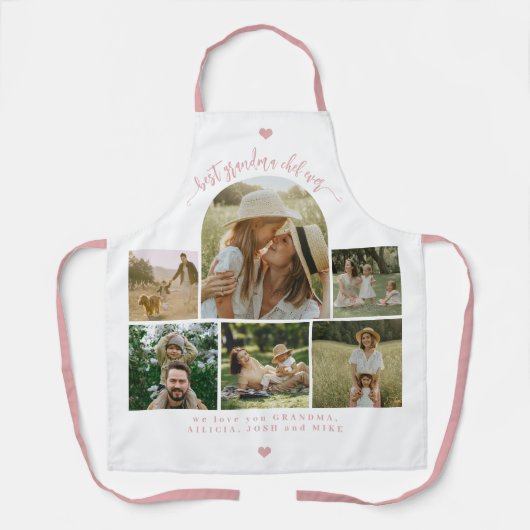 Best grandma chef ever custom photo collage  schort (Voorkant)
