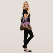 Best Grandma Custom Photo Gift ter wereld Tote Bag (Op model)