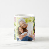 Best Grandma Dusty Roos Moederdag Photo Collage Koffiemok (Center)