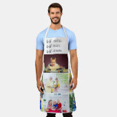 Best Grandma Editable 9 Foto Schort (Gedragen)