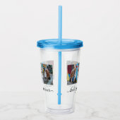 Best Grandma Ever 3 Photo Collage Acryl Drinkbeker (Rechts)