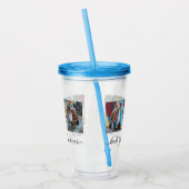 Best Grandma Ever 3 Photo Collage Acryl Drinkbeker (Links)