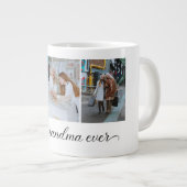 Best Grandma Ever 3 Photo Collage Grote Koffiekop (Voorkant rechts)