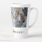 Best Grandma Ever 3 Photo Collage Latte Mok (Rechts)