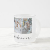 Best Grandma Ever 3 Photo Collage Matglas Koffiemok (Voorkant rechts)