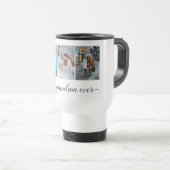 Best Grandma Ever 3 Photo Collage Reisbeker (Voorkant rechts)