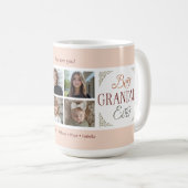 Best Grandma Ever 4 Photo Collage Koffiemok (Voorkant rechts)