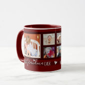 Best Grandma Ever 6 Photo Collage Mok (Voorkant links)