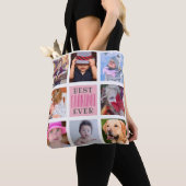 Best Grandma Ever | 8 Aangepaste foto Tote Bag (Dichtbij)