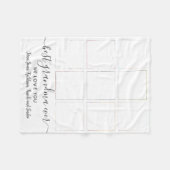 Best Grandma Ever 9 Photos Fleece Deken (Voorkant (Horizontaal))