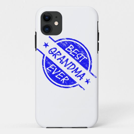 Best Grandma Ever Blue Case-Mate iPhone Case (Achterkant)