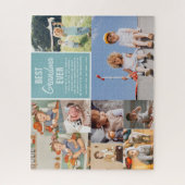 Best Grandma Ever | Collage foto's in kleurenblok Legpuzzel (Verticaal)