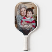 Best Grandma Ever Creëer Uw eigen aangepaste foto  Pickleball Paddle (Achterkant)
