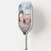 Best Grandma Ever Creëer Uw eigen aangepaste foto  Pickleball Paddle (Links)