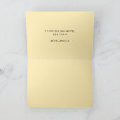 Best Grandma Ever Custom Moederdag Photo Golden Kaart (Binnen)