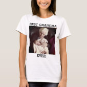 Best Grandma Ever Custom Photo Creëer Your Ewn T-S T-shirt (Voorkant)