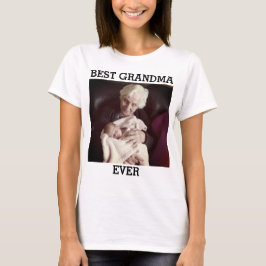 Best Grandma Ever Custom Photo Creëer Your Ewn T-S T-shirt