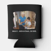 Best Grandma Ever Custom Photo Nana Grandparent Blikjeskoeler (Achterkant)